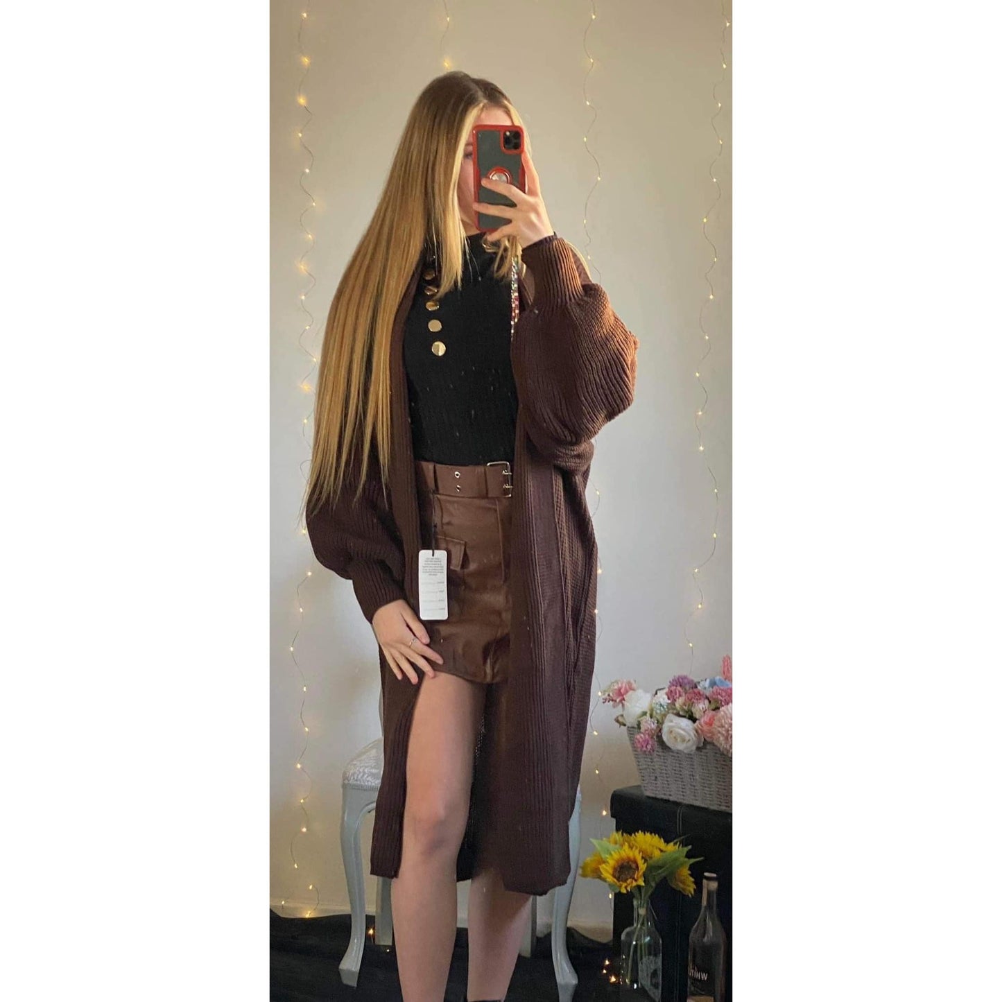 Charli Cosy Long length Cardigan