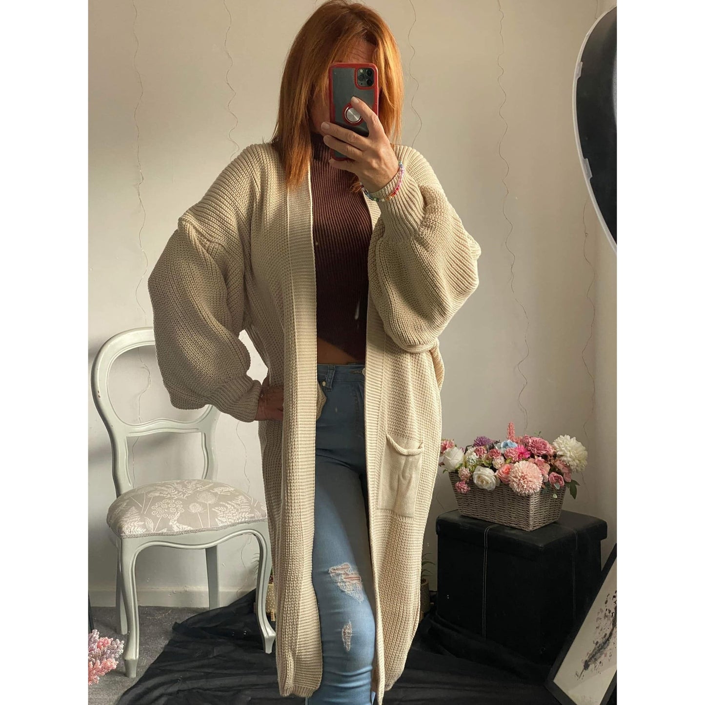 Charli Cosy Long length Cardigan