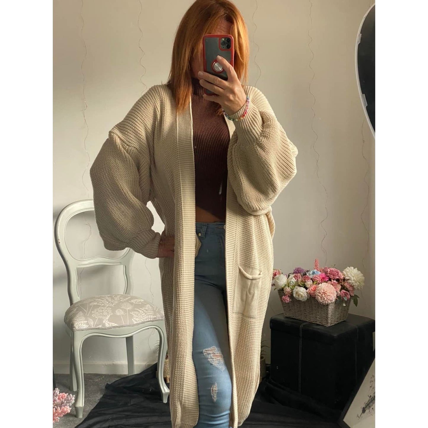 Charli Cosy Long length Cardigan