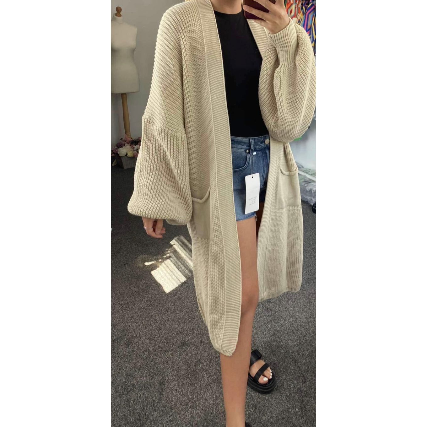 Charli Cosy Long length Cardigan